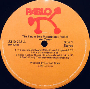 Art Tatum - The Tatum Solo Masterpieces, Vol. 8