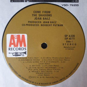Joan Baez - Come From the Shadows - 1972 - Quarantunes