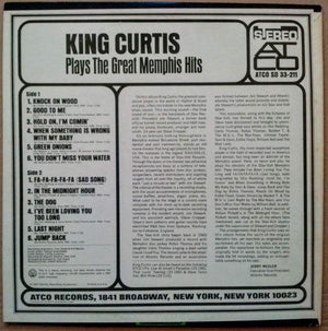 King Curtis - Plays The Great Memphis Hits - 1968 - Quarantunes