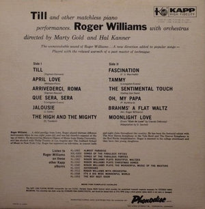 Roger Williams - Till 1958 - Quarantunes