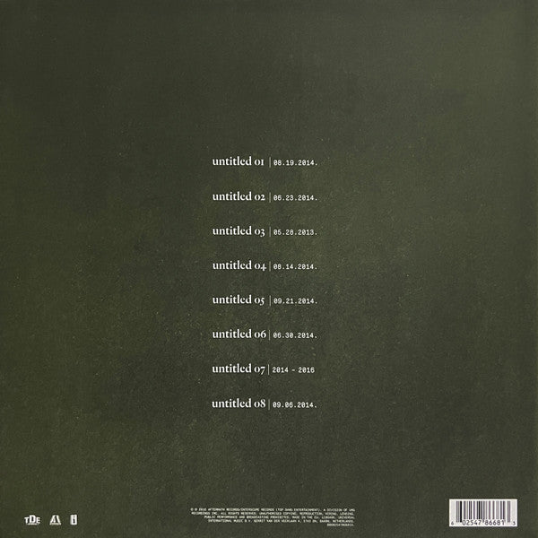 Kendrick Lamar - Untitled Unmastered.