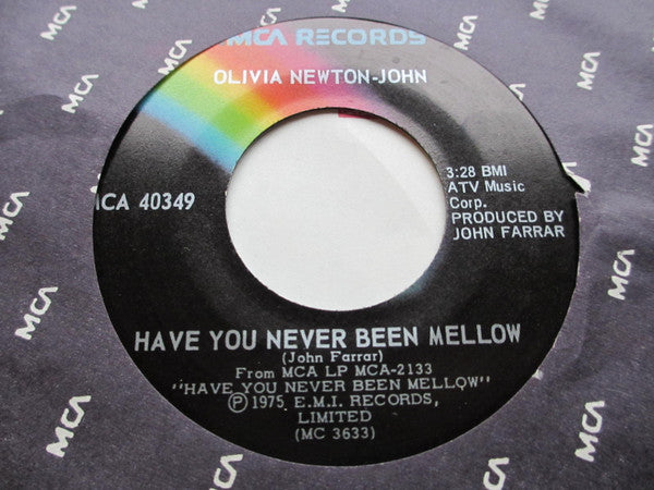 Olivia Newton-John - Have You Never Been Mellow / Water Under The Bridge