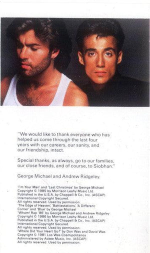 Wham! - Music From The Edge Of Heaven 1986 - Quarantunes