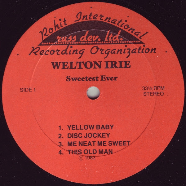 Welton Irie - Sweetest Ever