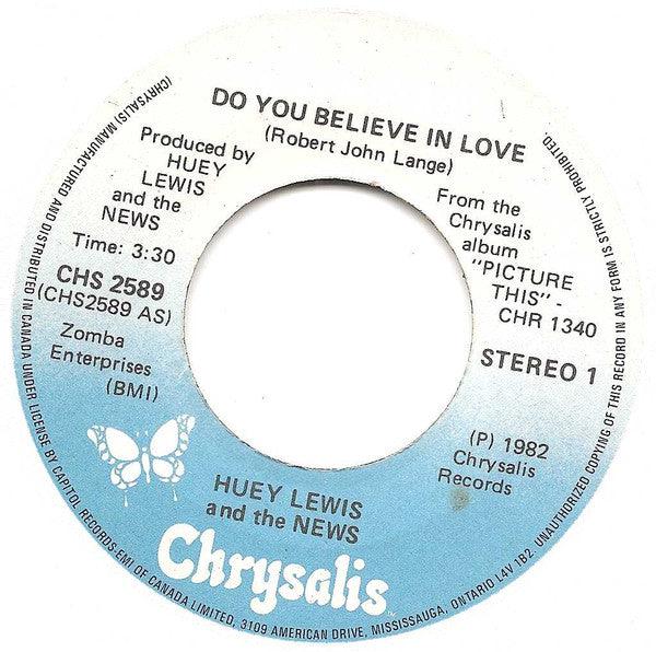 Huey Lewis & The News - Do You Believe In Love / Is It Me - 1982 - Quarantunes