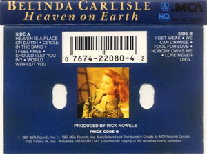 Belinda Carlisle - Heaven On Earth 1987 - Quarantunes
