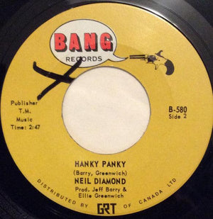 Neil Diamond - Do It / Hanky Panky 1970 - Quarantunes