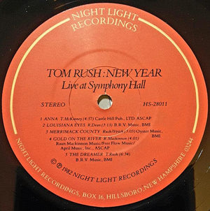 Tom Rush - New Year, Live at Symphony Hall 1982 - Quarantunes