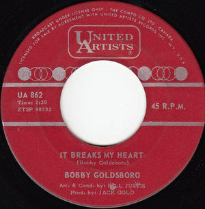 Bobby Goldsboro - Voodoo Woman / It Breaks My Heart 1965 - Quarantunes