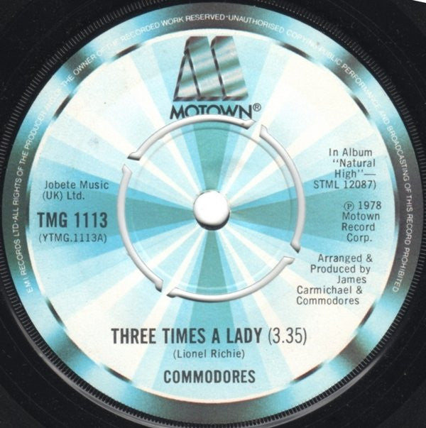 Commodores - Three Times A Lady