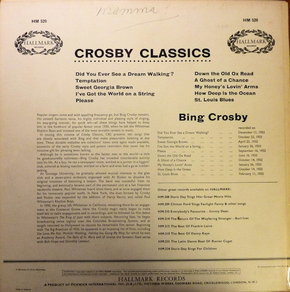 Bing Crosby - Crosby Classics