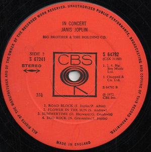 Janis Joplin - Joplin In Concert - Quarantunes