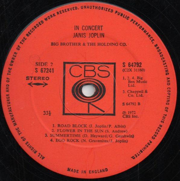 Janis Joplin - Joplin In Concert - Quarantunes