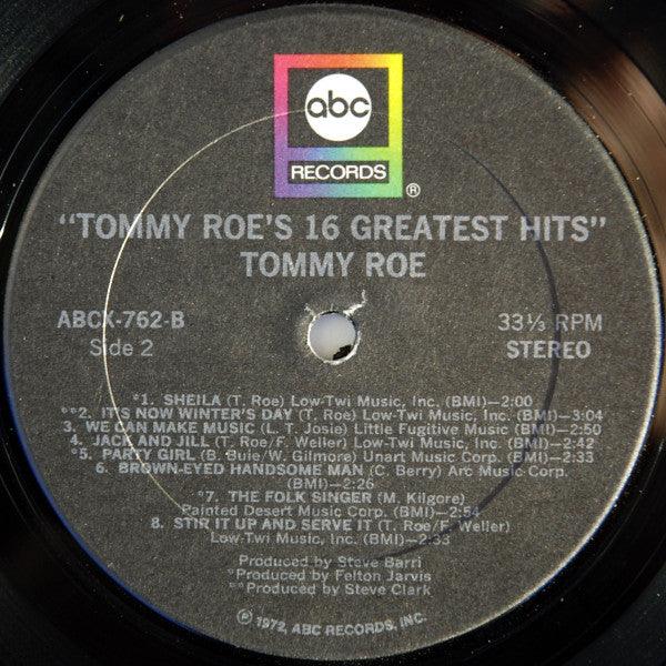 Tommy Roe - Tommy Roe's 16 Greatest Hits 1972 - Quarantunes