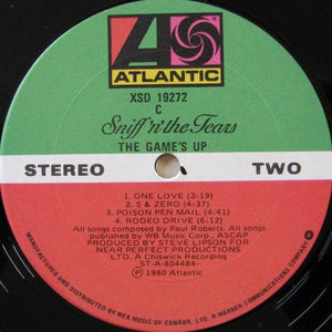 Sniff 'n' the Tears - The Game's Up 1980 - Quarantunes