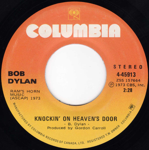 Bob Dylan - Knockin' On Heaven's Door / Turkey Chase