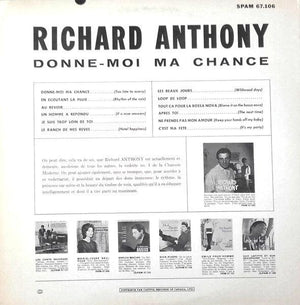 Richard Anthony - Donne-moi Ma Chance 1963 - Quarantunes