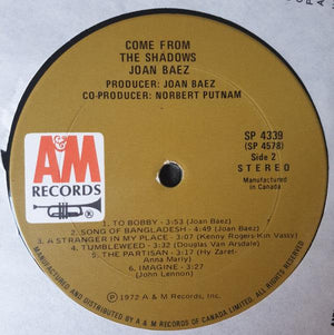 Joan Baez - Come From the Shadows - 1972 - Quarantunes