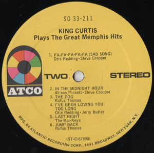 King Curtis - Plays The Great Memphis Hits - 1968 - Quarantunes