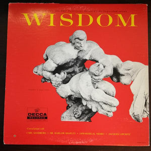 Carl Sandburg|Harlow Shapley|Jawaharlal Nehru|Jacques Lipchitz - Wisdom: Conversations With The Elder Wise Men Of Our Day Volume 1 1961 - Quarantunes