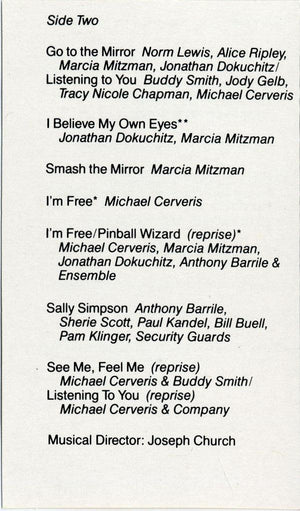 Various - The Who's Tommy - Original Cast Recording Highlights - Quarantunes