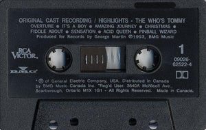 Various - The Who's Tommy - Original Cast Recording Highlights - Quarantunes