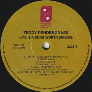 Teddy Pendergrass - Life Is A Song Worth Singing - Quarantunes