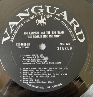 Jim Kweskin & The Jug Band - See Reverse Side For Title - Quarantunes