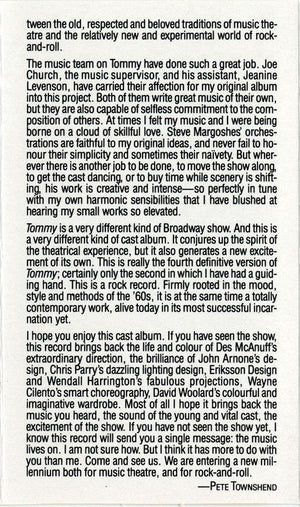 Various - The Who's Tommy - Original Cast Recording Highlights - Quarantunes