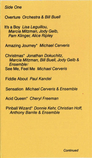 Various - The Who's Tommy - Original Cast Recording Highlights - Quarantunes