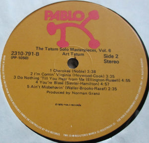 Art Tatum - The Tatum Solo Masterpieces, Vol. 6