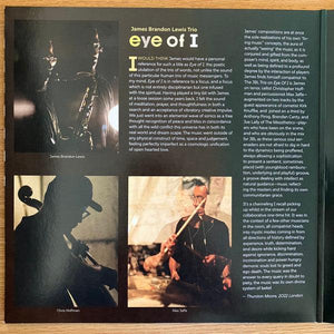 James Brandon Lewis Trio - Eye Of I 2023 - Quarantunes