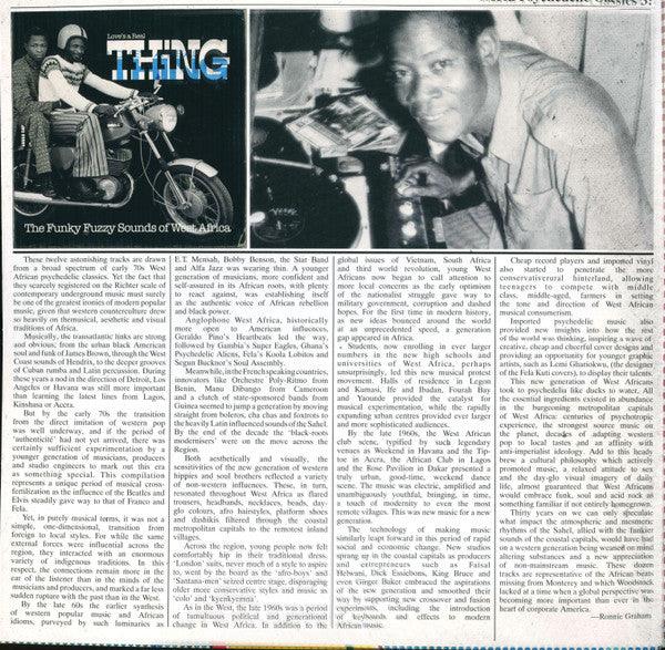 Various - Love's A Real Thing (The Funky Fuzzy Sounds Of West Africa) - 2020 - Quarantunes