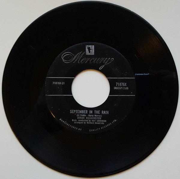 Dinah Washington - September In The Rain / Wake The Town And Tell The People 1961 - Quarantunes