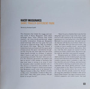 Kacey Musgraves - Same Trailer Different Park - Quarantunes