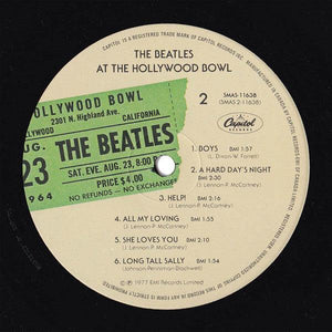 The Beatles - The Beatles At The Hollywood Bowl (Embossed cover) 1977 - Quarantunes