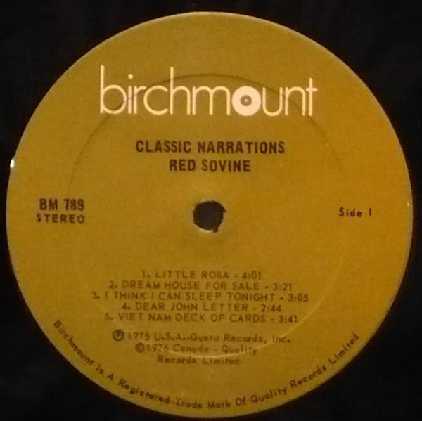 Red Sovine - Classic Narrations 1976 - Quarantunes