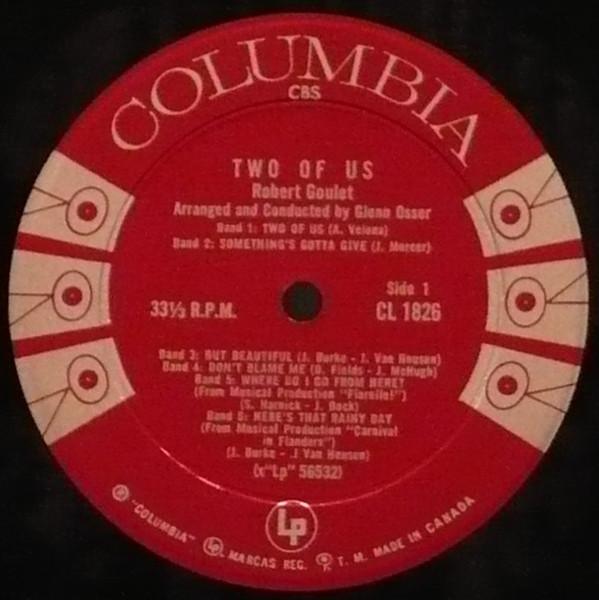 Robert Goulet - Two Of Us 1962 - Quarantunes
