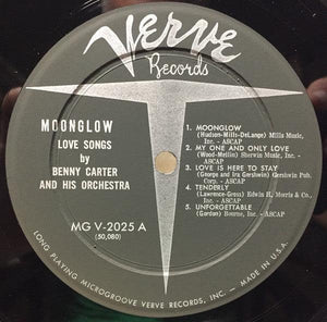 Benny Carter And His Orchestra - Moonglow (mono) 1956 - Quarantunes