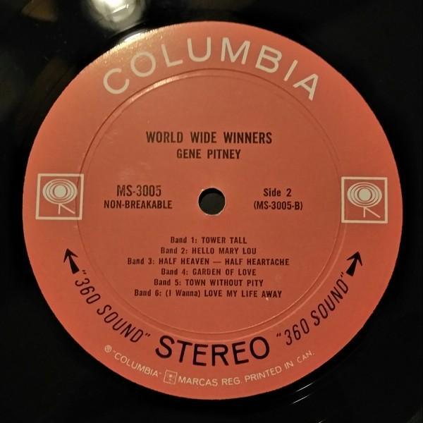 Gene Pitney - Sings World-Wide Winners - Quarantunes