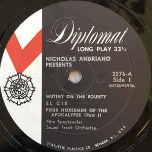 Nicholas Andriano - Film Spectacular Sound Track Orchestra* 1962 - Quarantunes