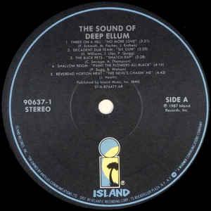Various - The Sound Of Deep Ellum 1987 - Quarantunes