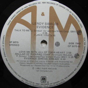 Leroy Sibbles - Evidence 1982 - Quarantunes