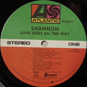 Shannon - Love Goes All The Way 1986 - Quarantunes