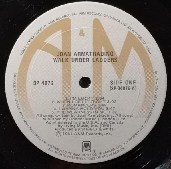 Joan Armatrading - Walk Under Ladders 1981 - Quarantunes