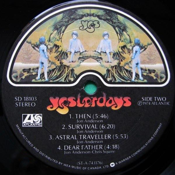Yes - Yesterdays 1974 - Quarantunes