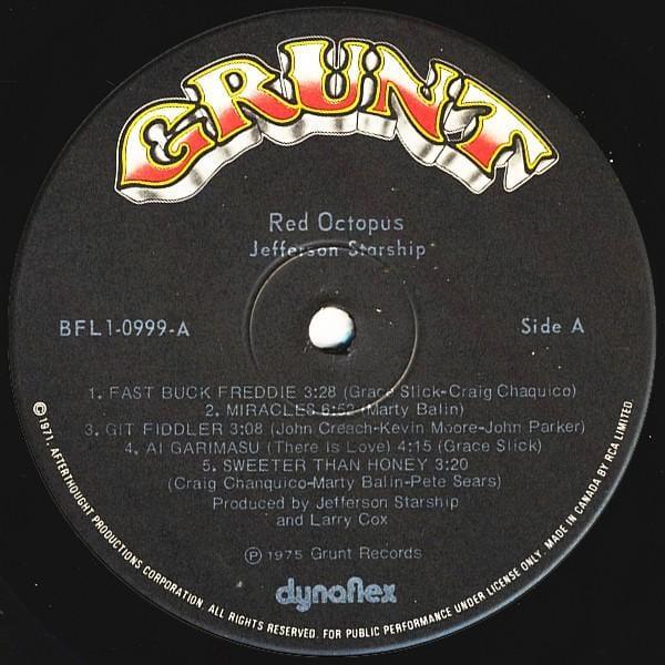 Jefferson Starship - Red Octopus 1975 - Quarantunes