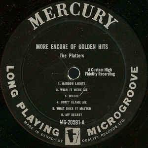 The Platters - More Encore Of Golden Hits 1960 - Quarantunes