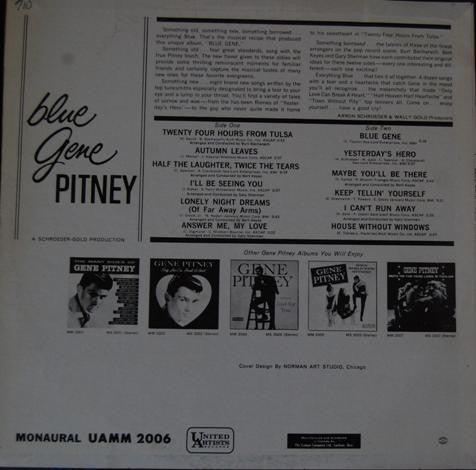 Gene Pitney - Blue Gene 1963 - Quarantunes