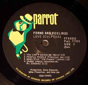 Love Sculpture - Forms And Feelings 1970 - Quarantunes